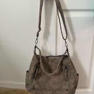 Women’s Taupe Shoulder Bag - Stylish Everyday Carry